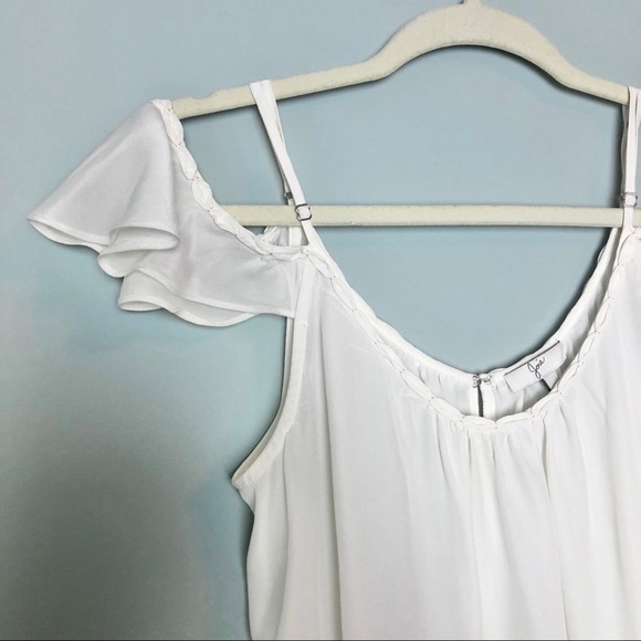 Joie 100% Silk Cold Shoulder Blouse - Picture 3 of 6